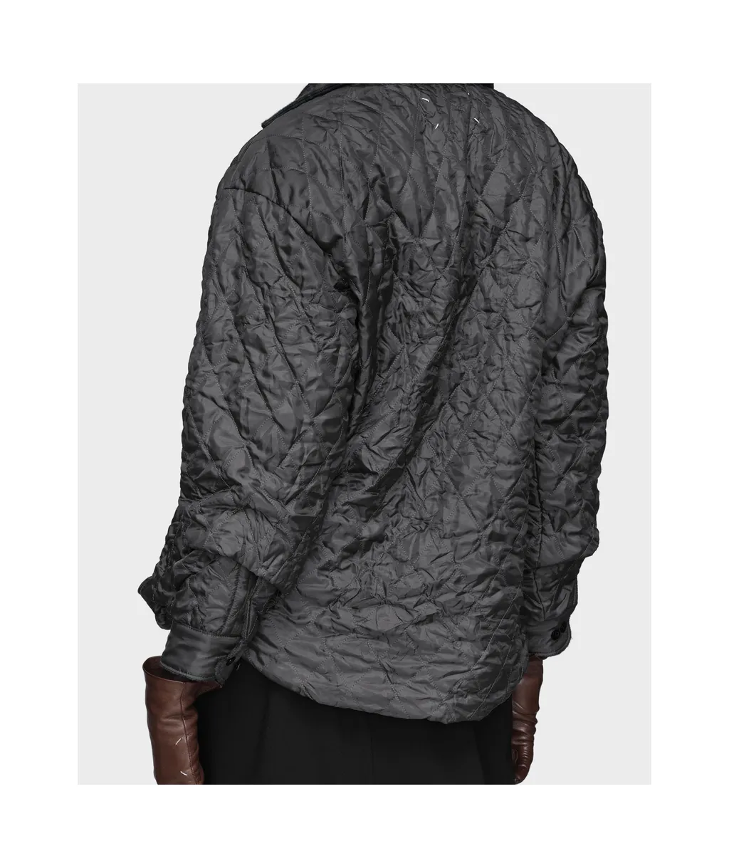 Buttoned Quilted Jacket