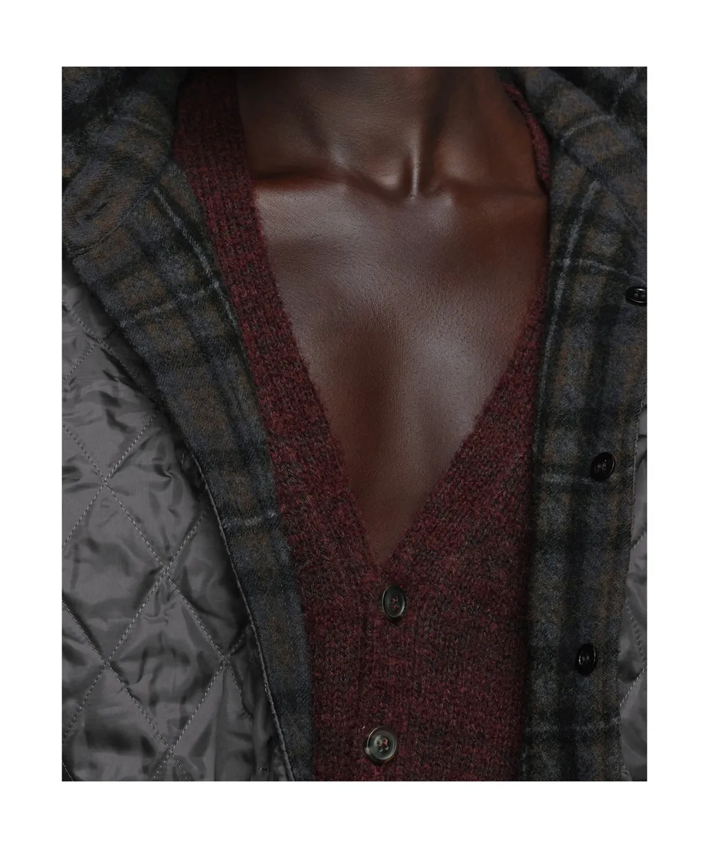 Buttoned Quilted Jacket