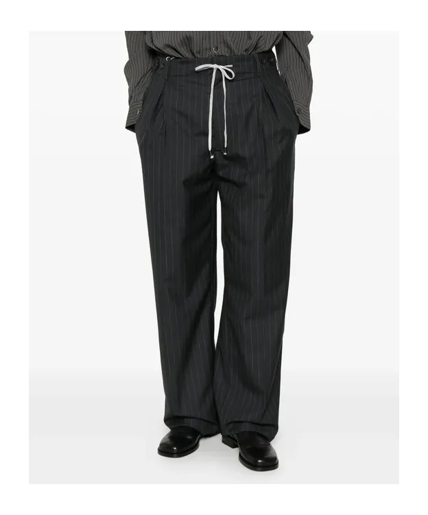 Pinstriped Trousers