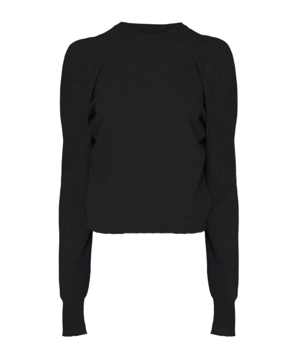 Four-Stitch Detailed Crewneck Jumper