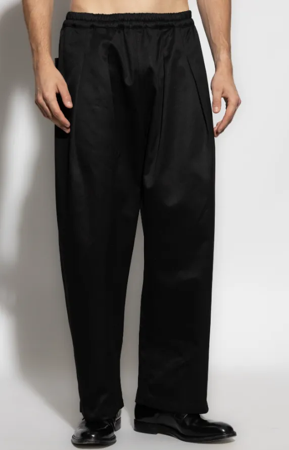 Pleat-Detailed Drawstring Trousers