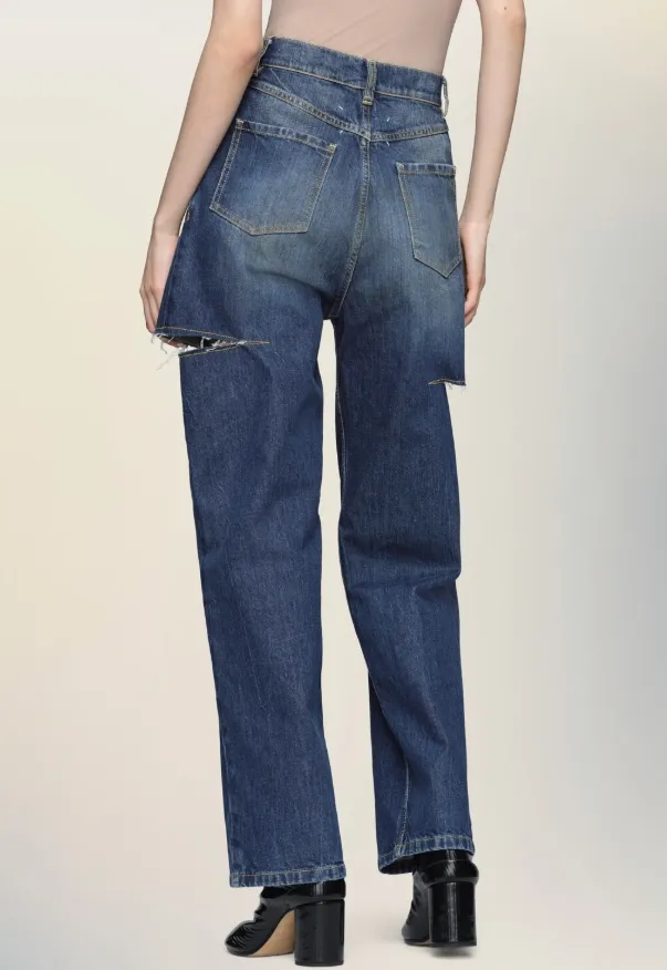 Cut-Out Jeans