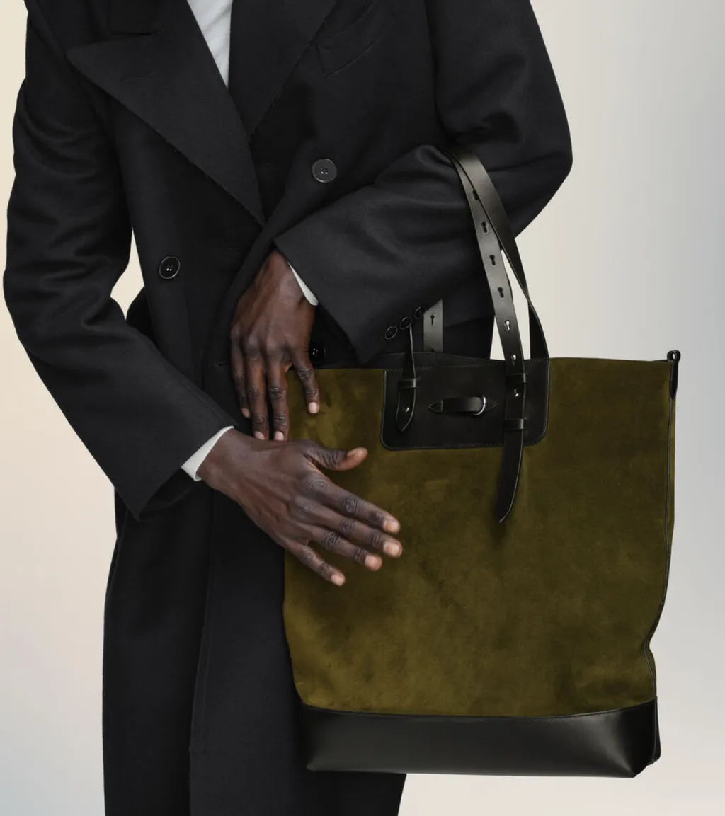 Suede Tote Bag