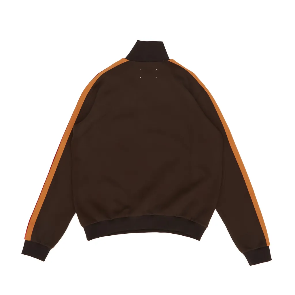 Side Stripe Detailed High-Neck Sweatshirt
