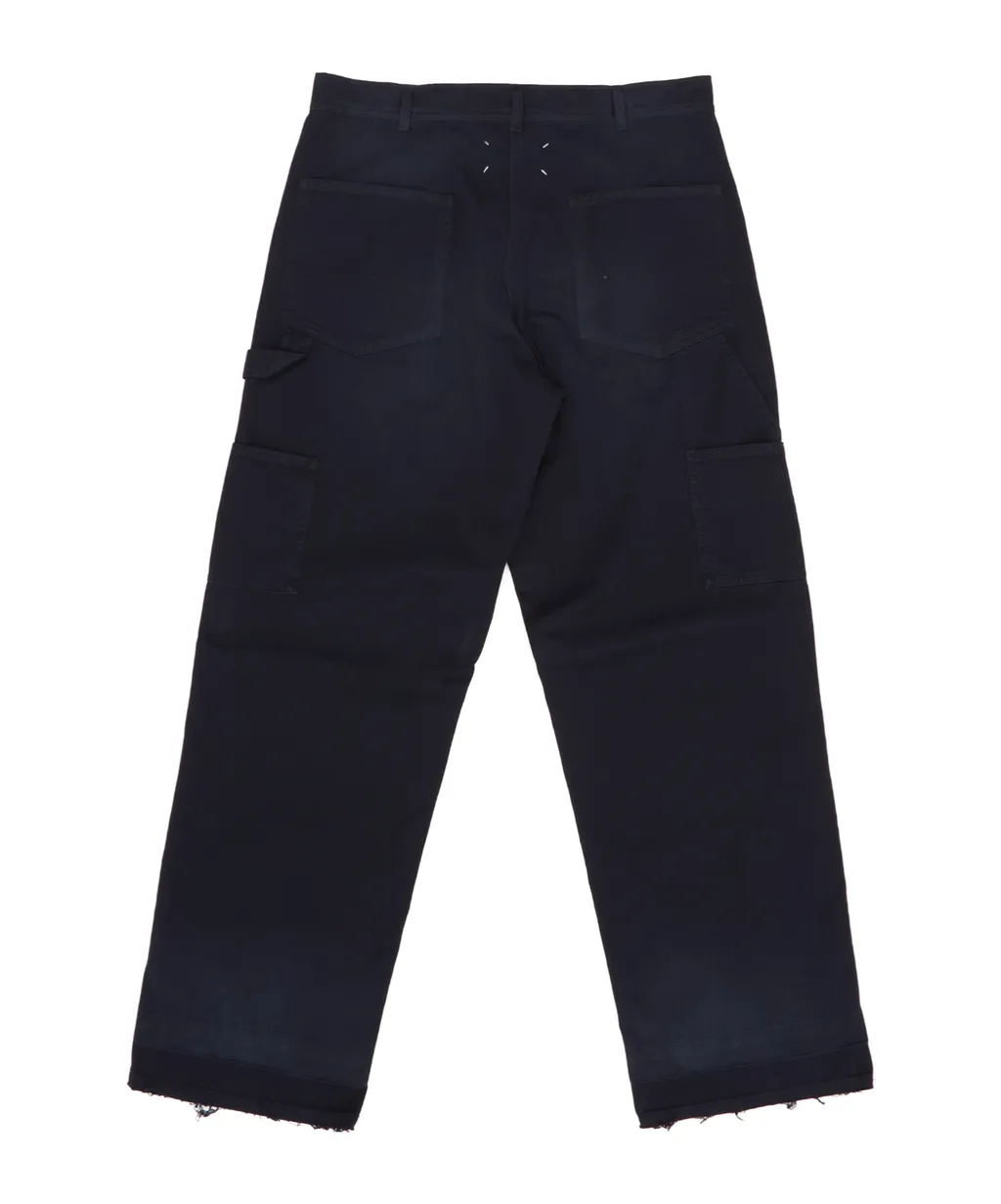 Herringbone-Pattern Jeans