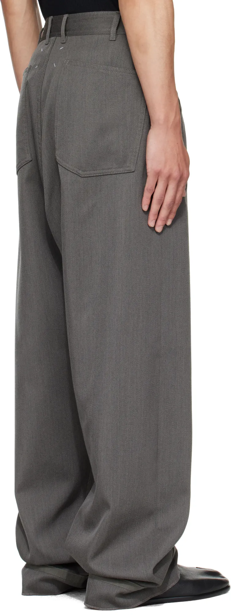 Wool Cuffed Trousers