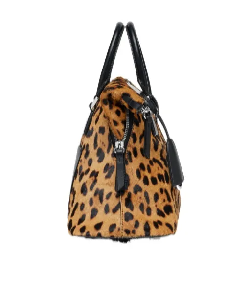 Mini 5Ac Leopard-Print Tote Bag