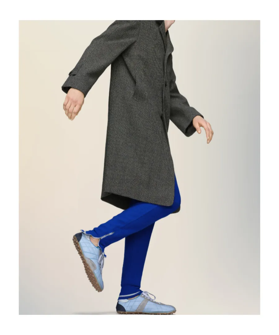 Long Sleeved Single-Breasted Coat