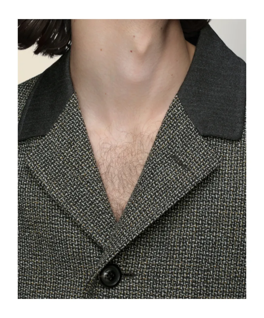 Long Sleeved Single-Breasted Coat