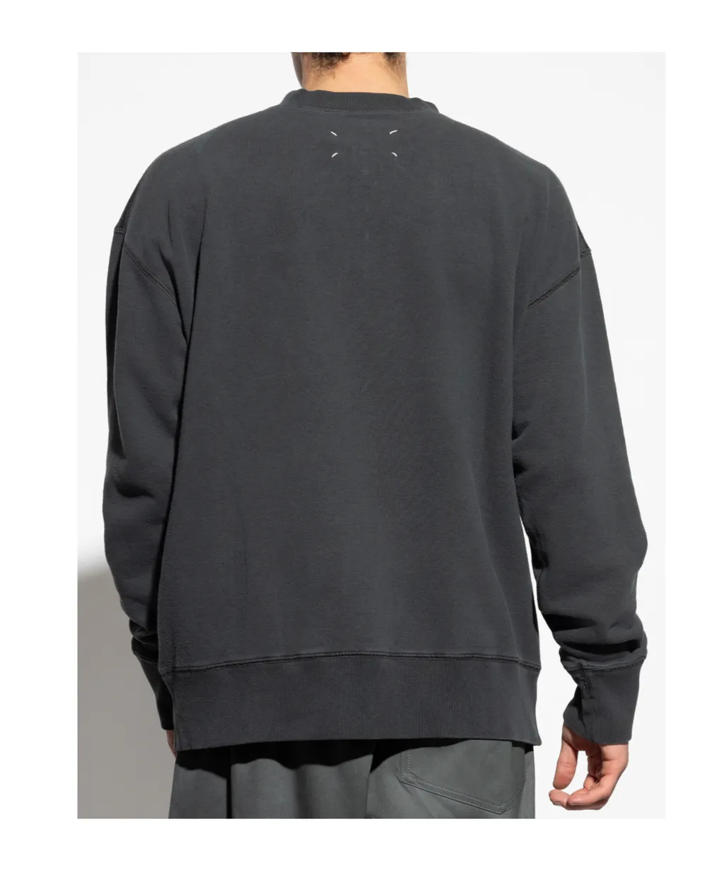 Half-Zip Cotton Sweatshirt