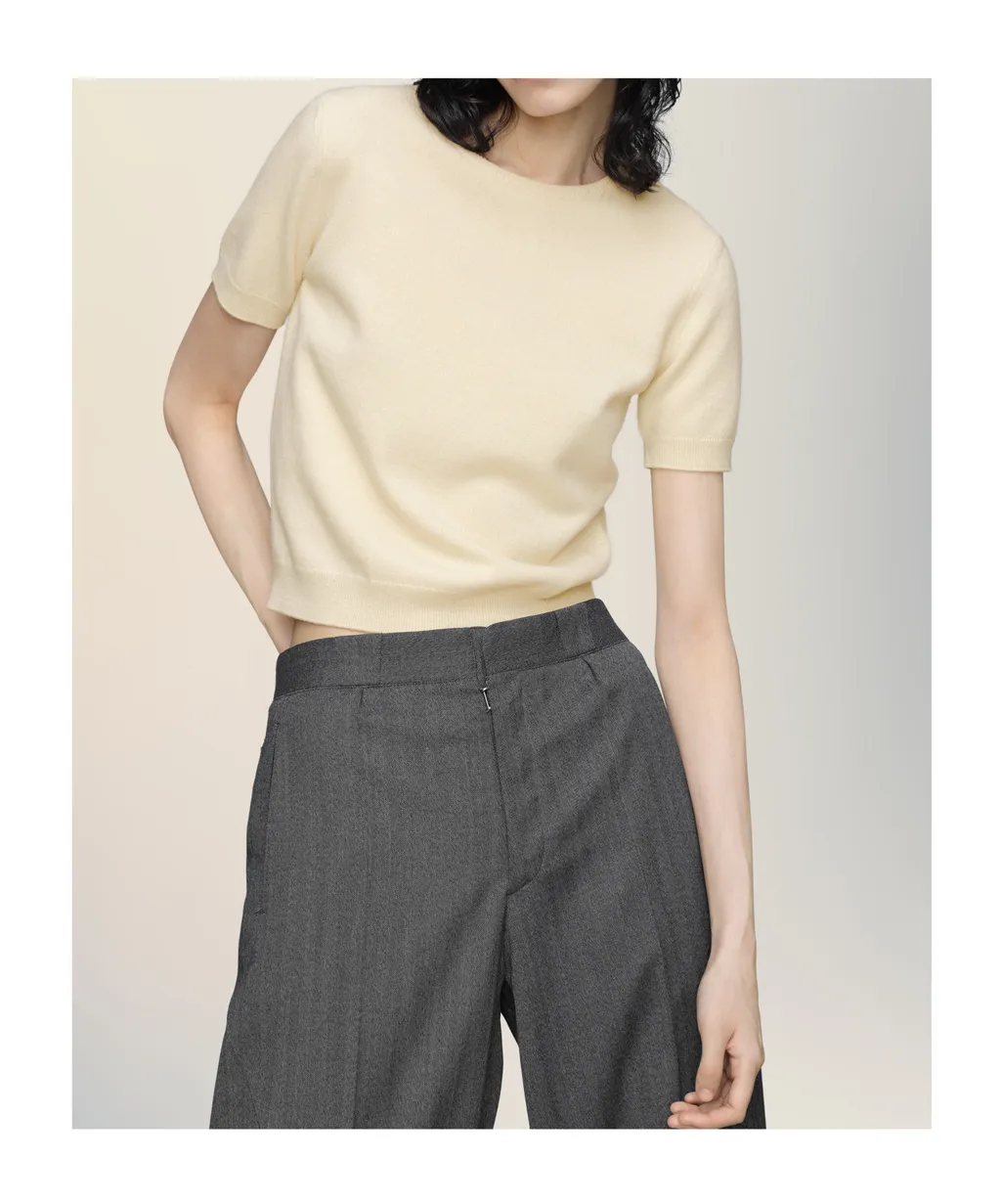 Crewneck Knit Top