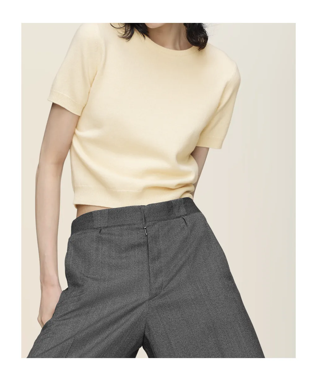 Crewneck Knit Top