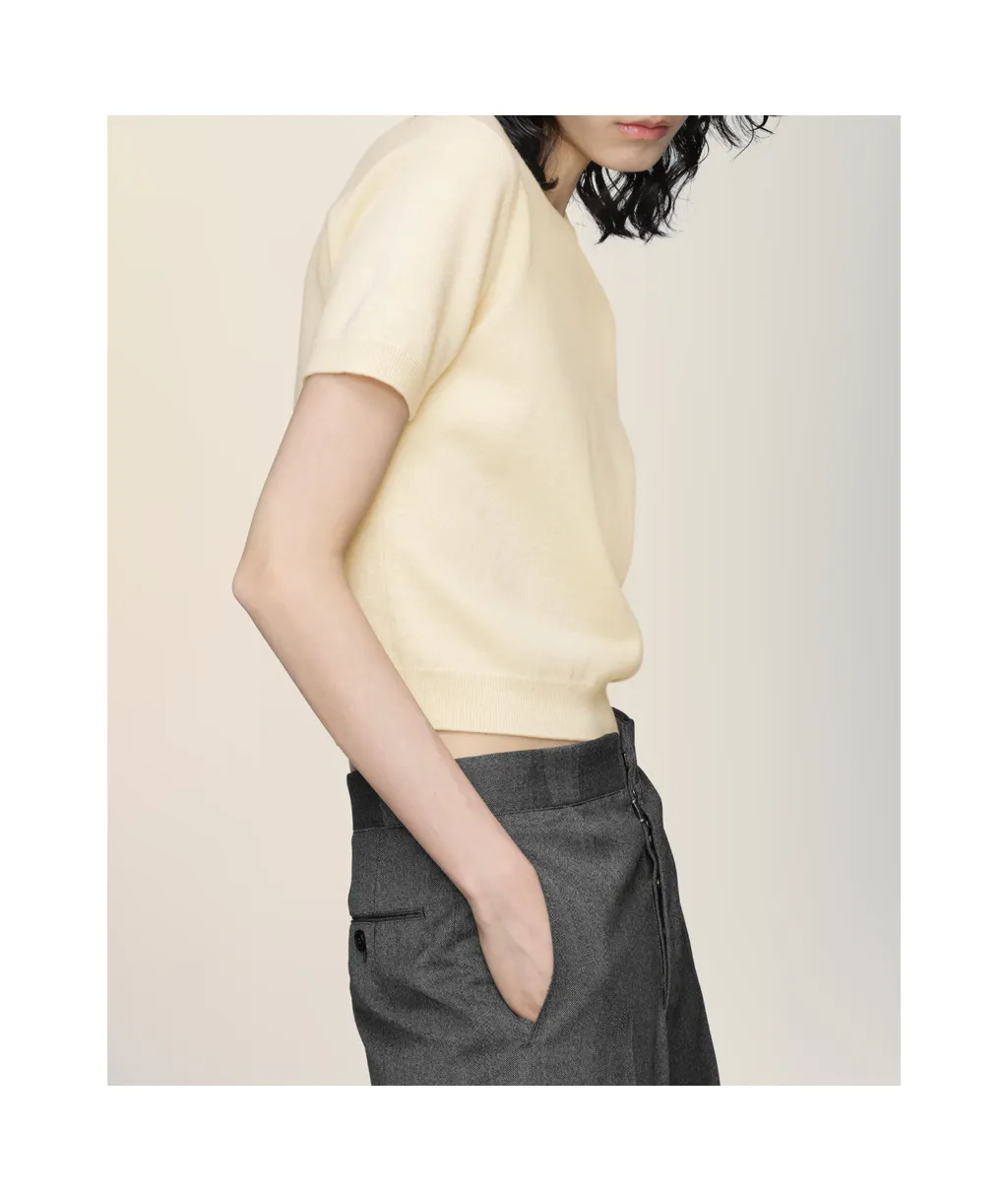 Crewneck Knit Top