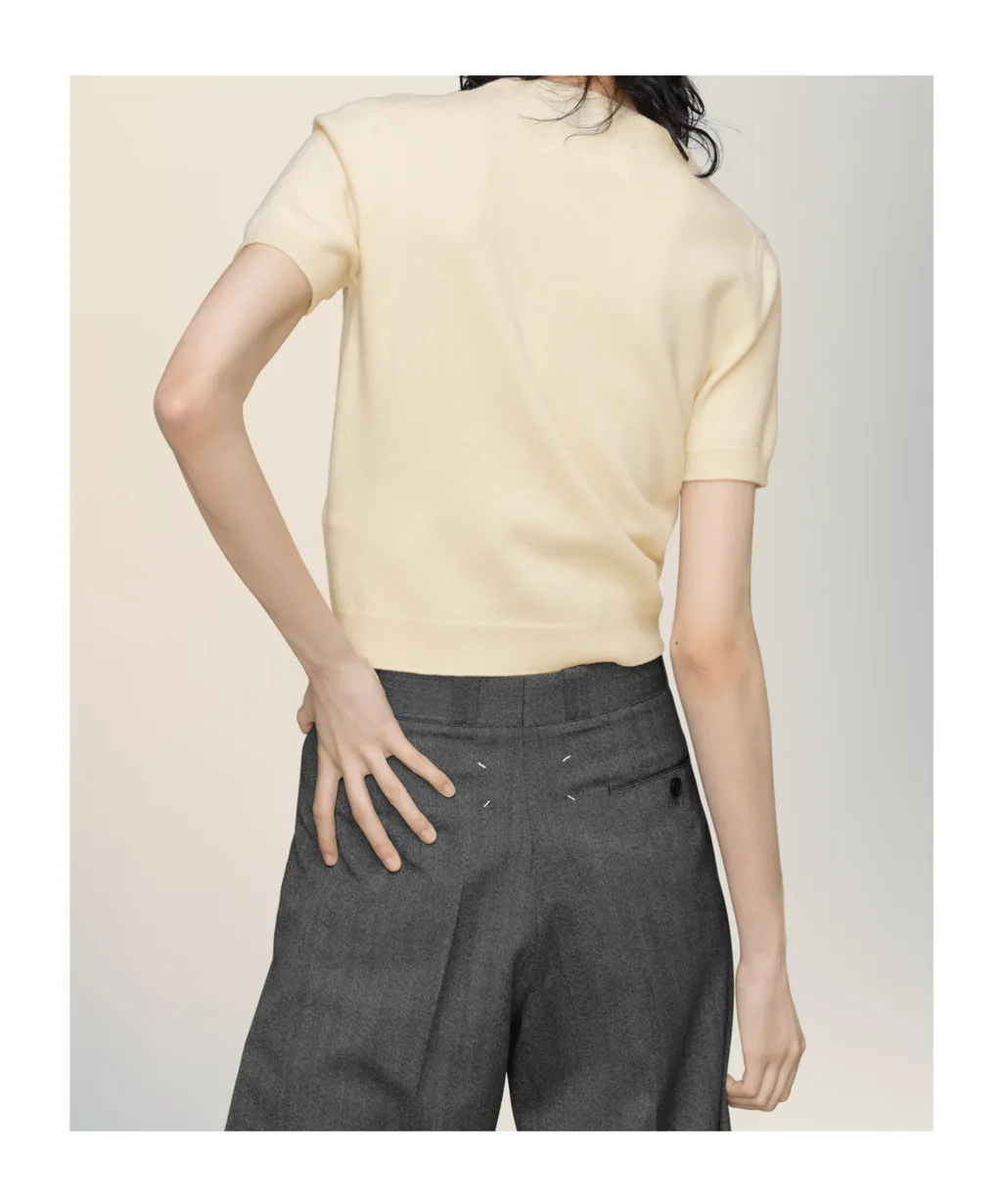 Crewneck Knit Top