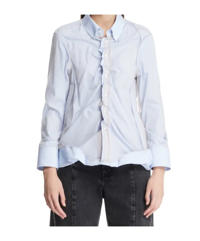 Striped Long-Sleeved Shirt