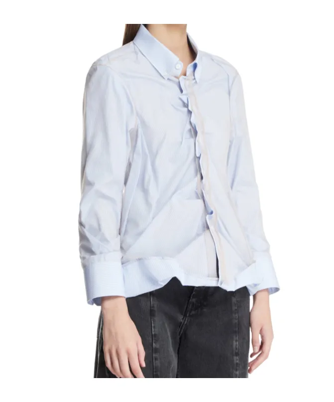 Striped Long-Sleeved Shirt