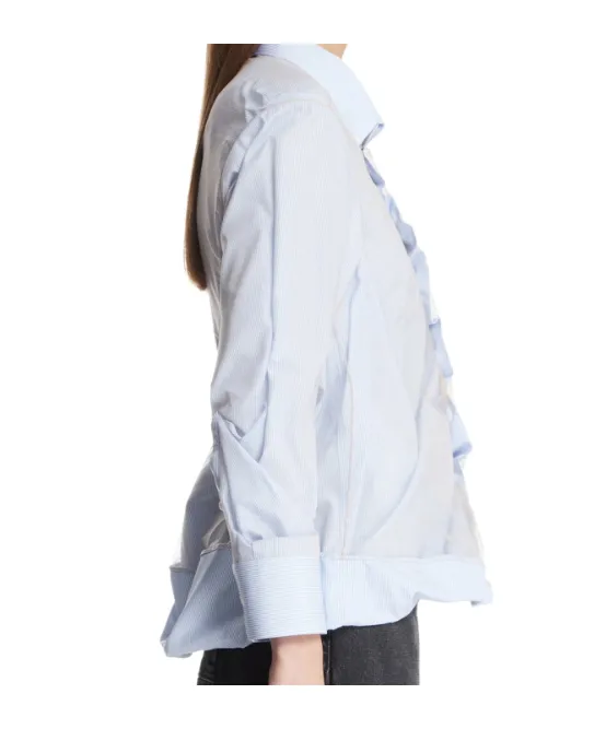 Striped Long-Sleeved Shirt