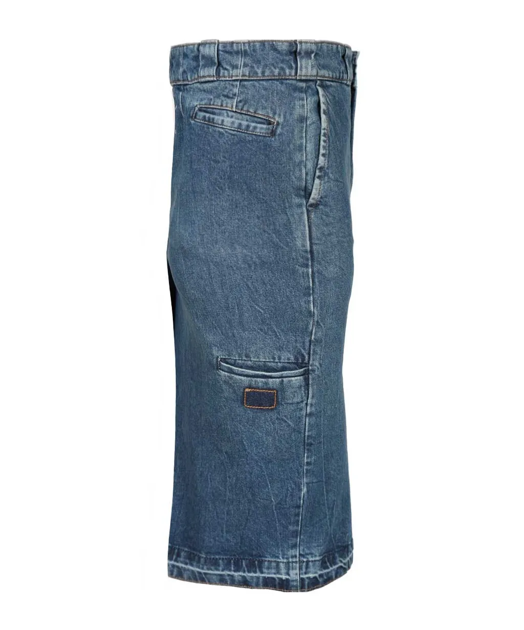 Welt-Pocket Denim Skirt