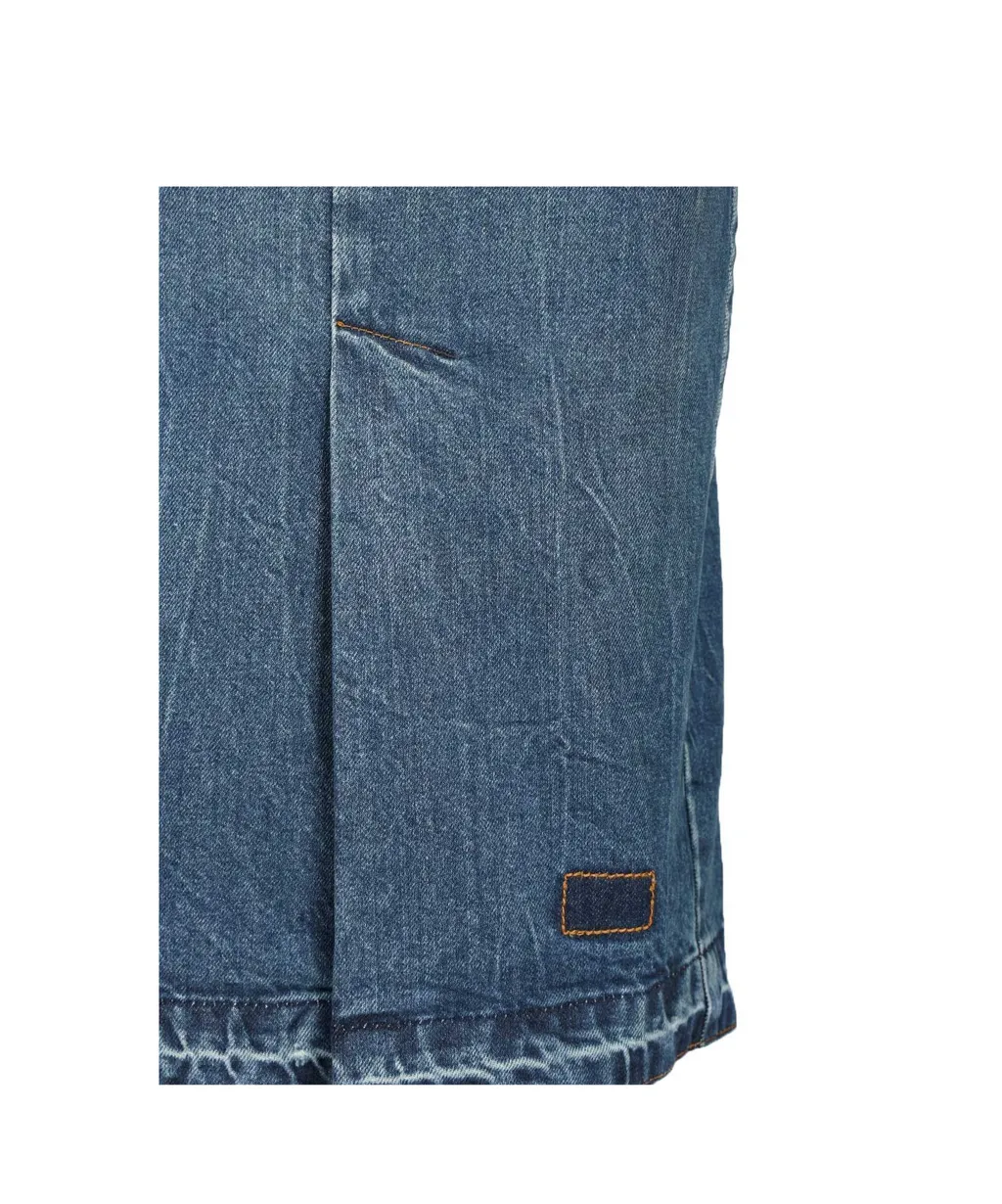 Welt-Pocket Denim Skirt