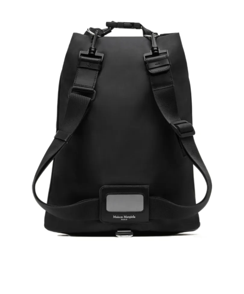 Logo Detailed Roll-Up Backpack