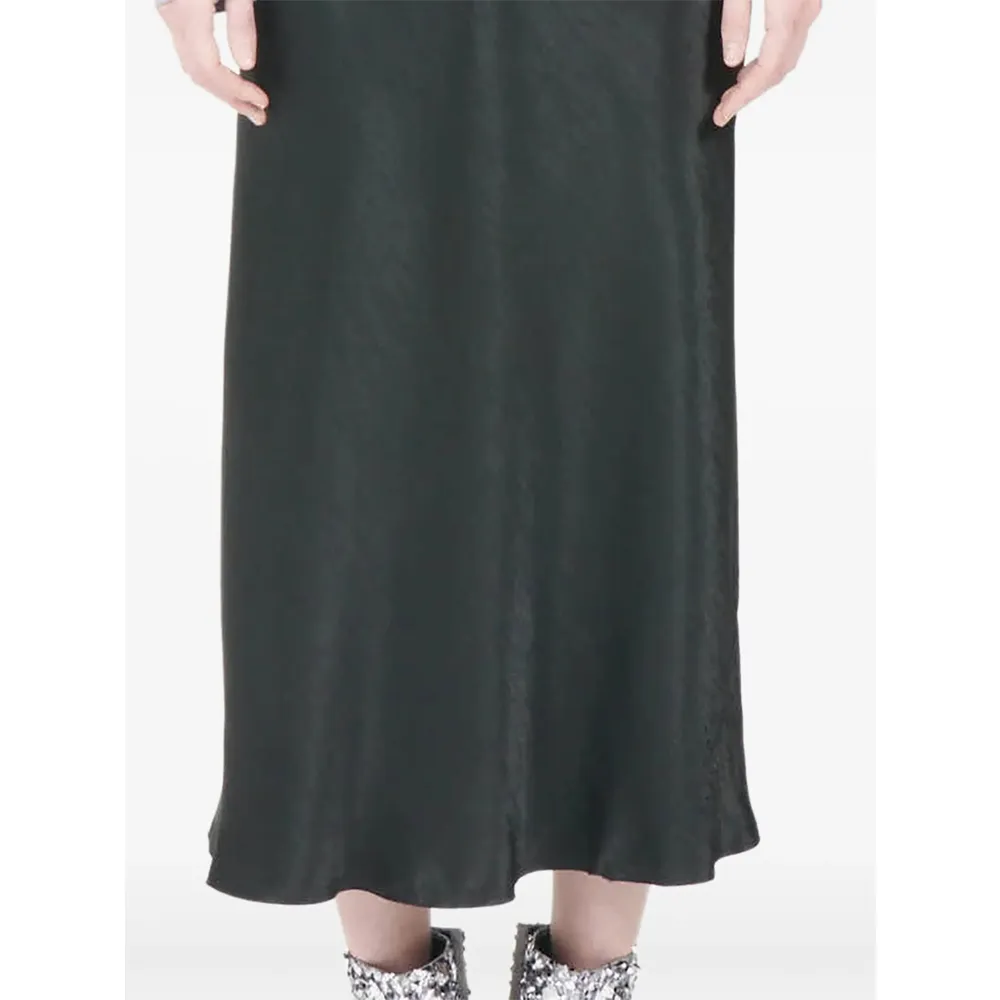 Satin Midi Skirt