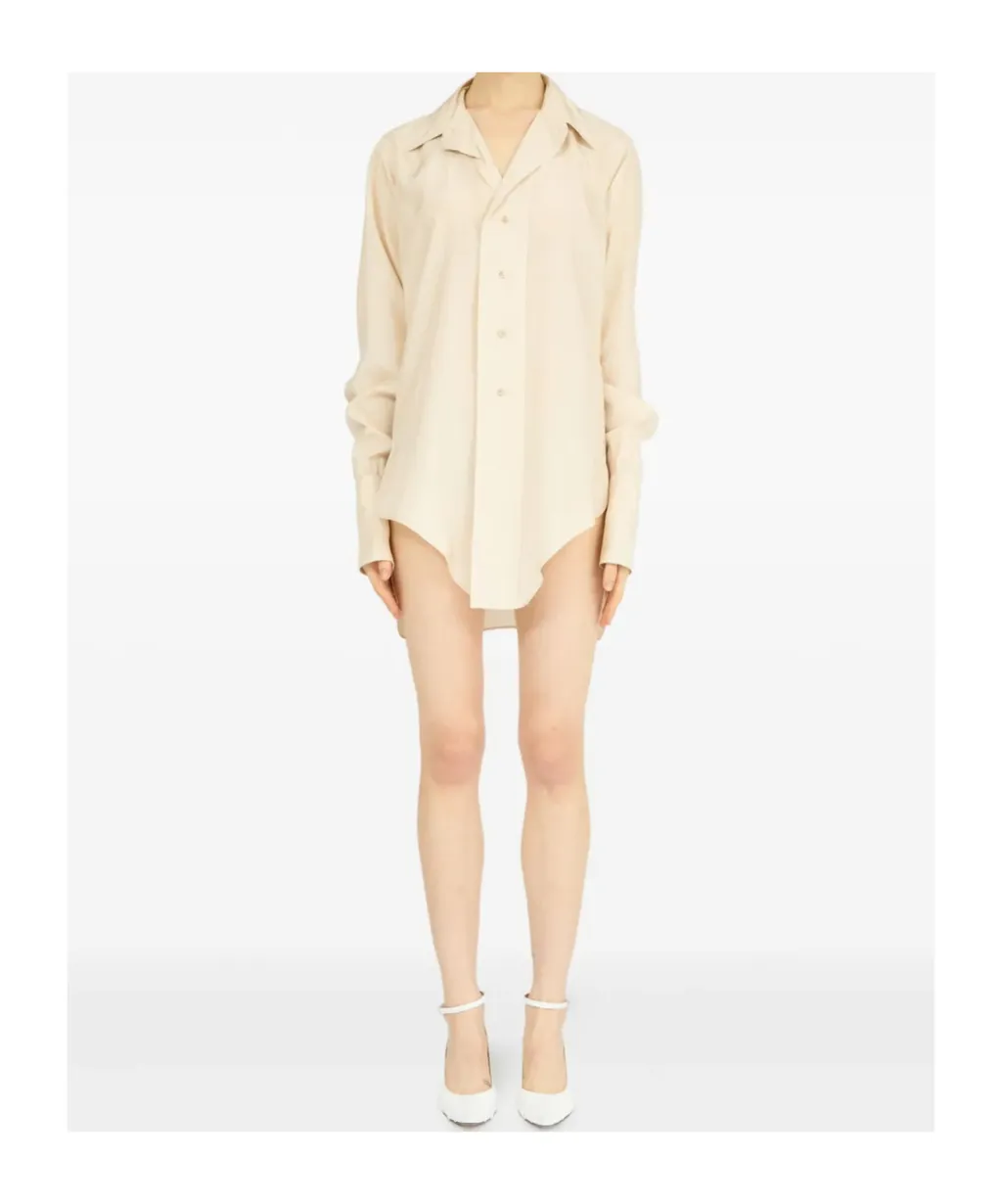 Dropped Hem Shirt