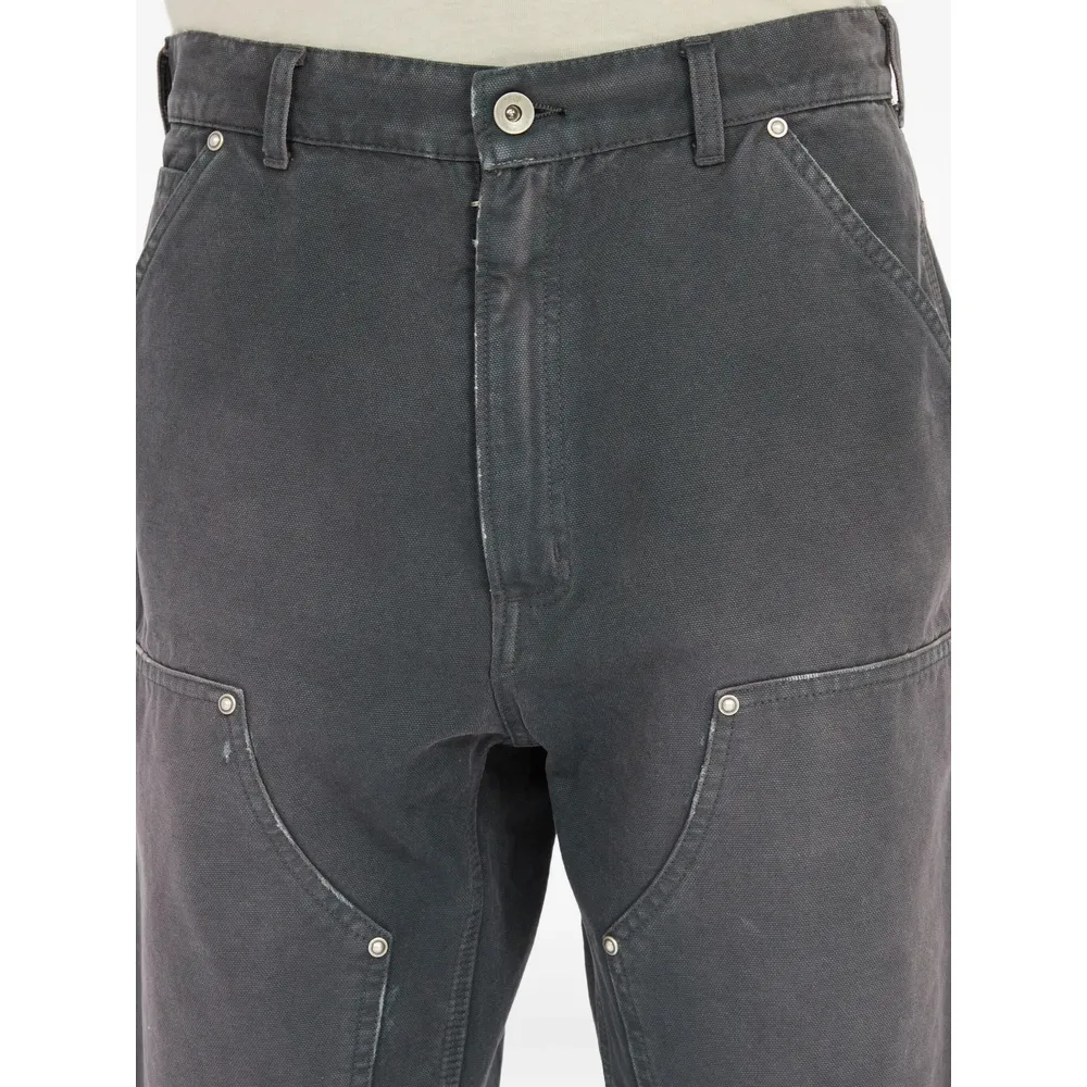 Stud Distressed Denim Shorts