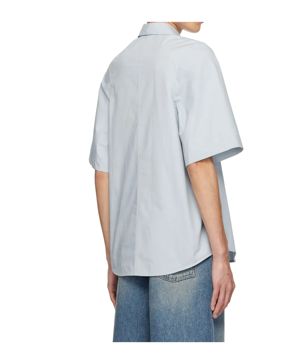 Pointed-Collar Cotton Shirt