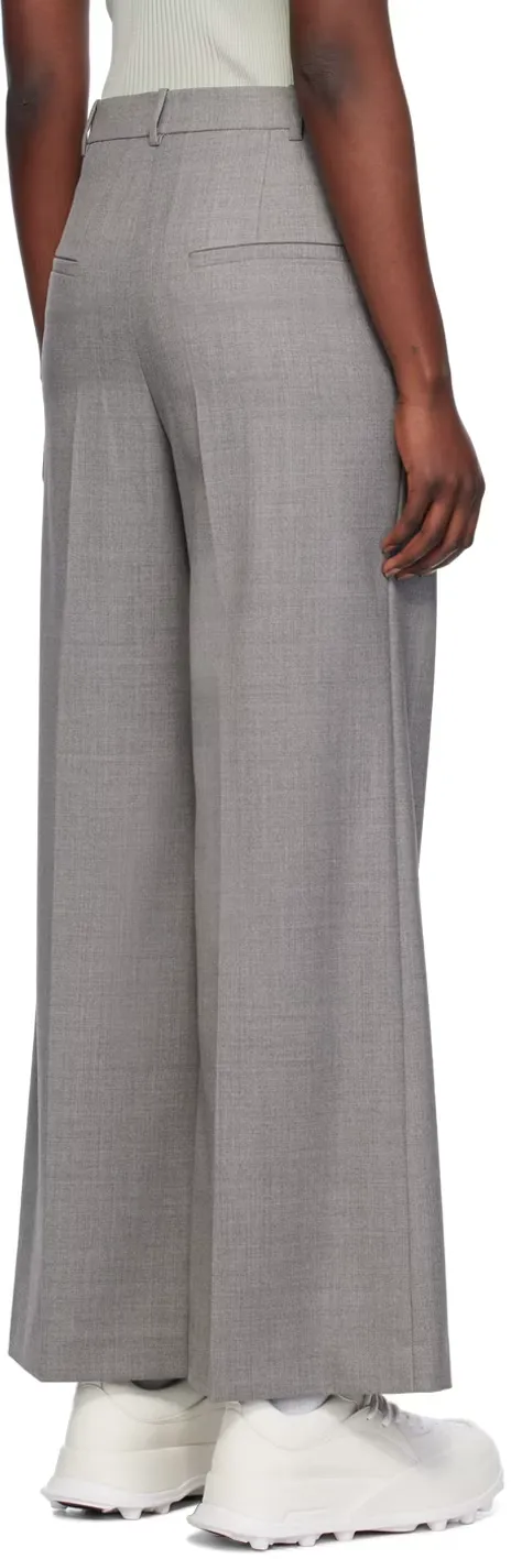 Wide-Leg Casual Pants
