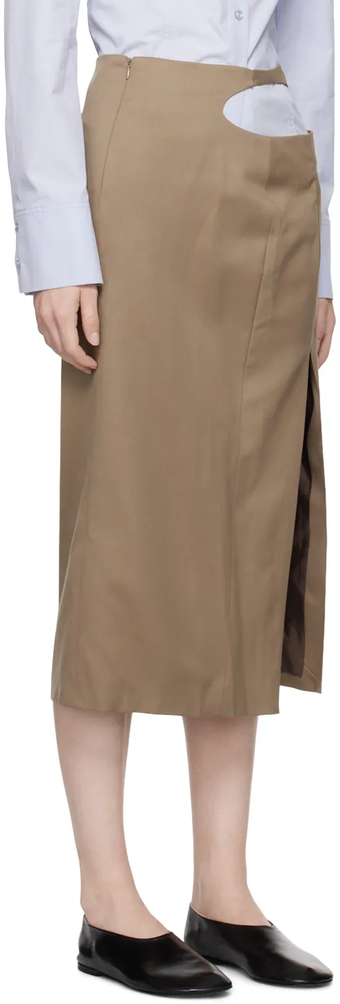 Split Hollow Skirt