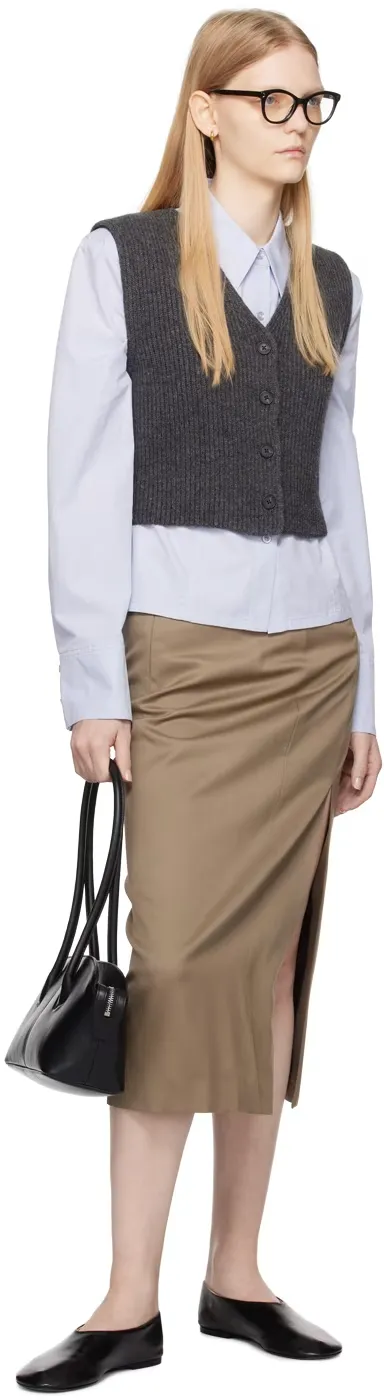 Split Hollow Skirt