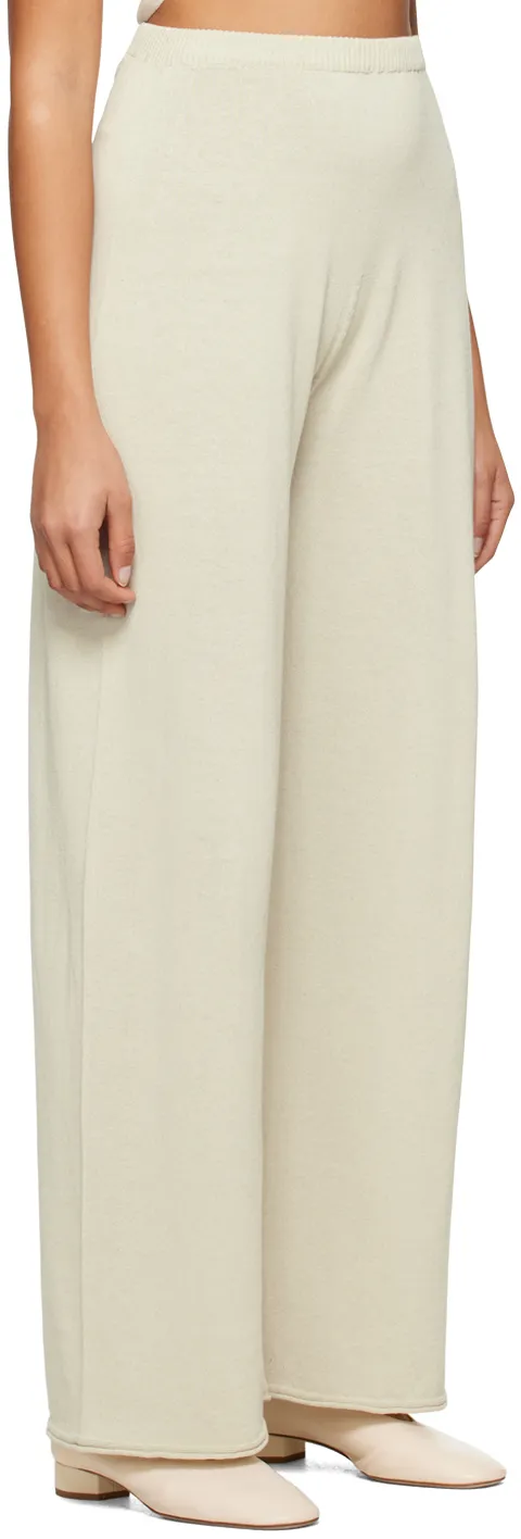See-Through Knitted Casual Pants
