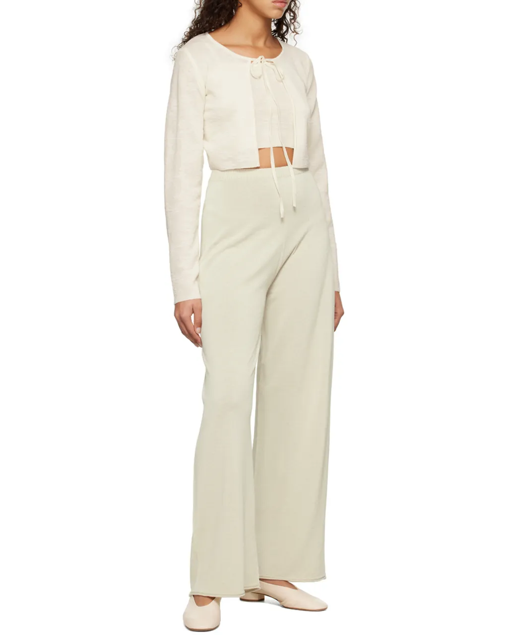 See-Through Knitted Casual Pants