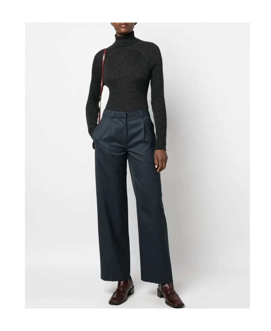 Straight-Leg Trousers