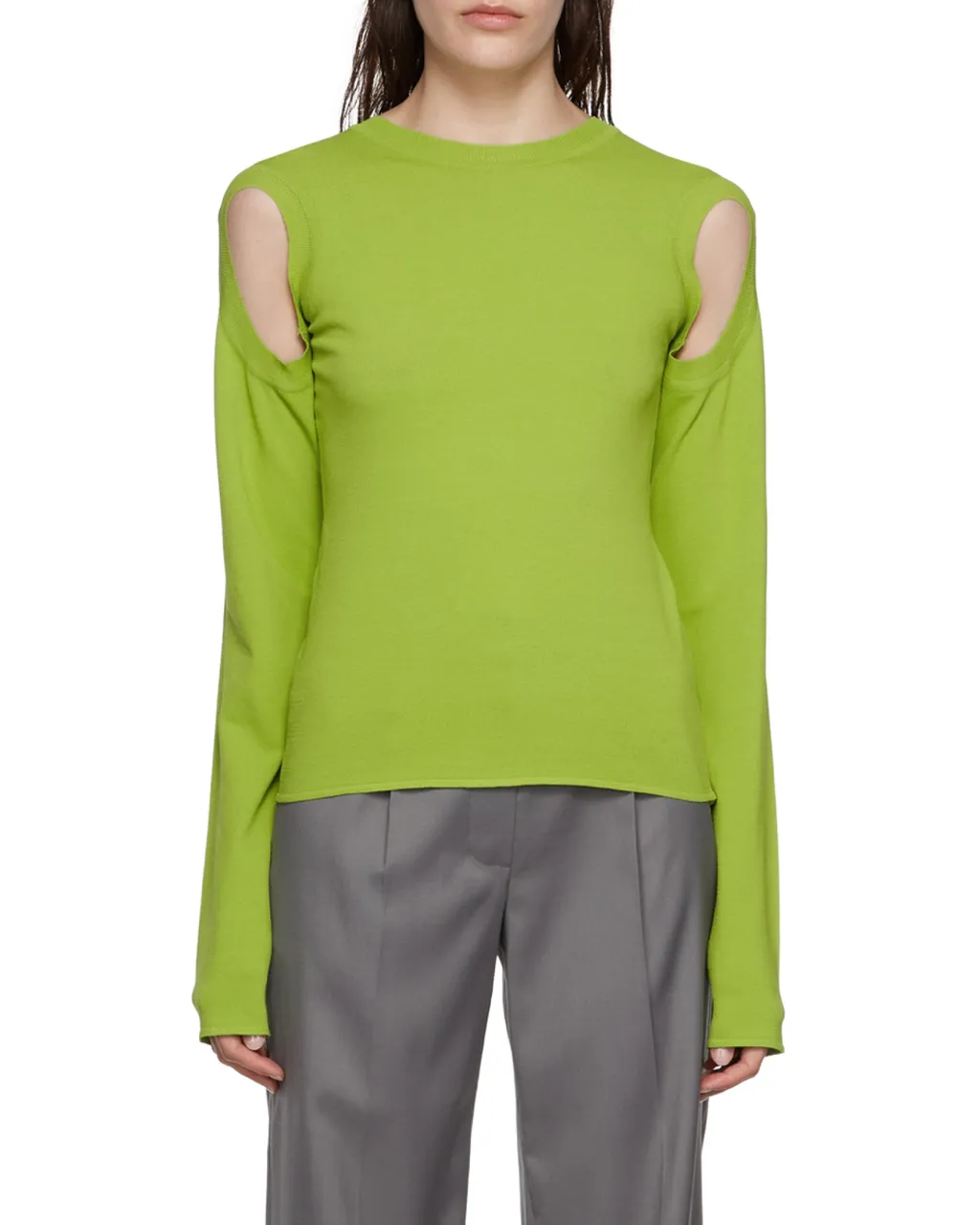 Cut-Out Detail Knitted Jumper