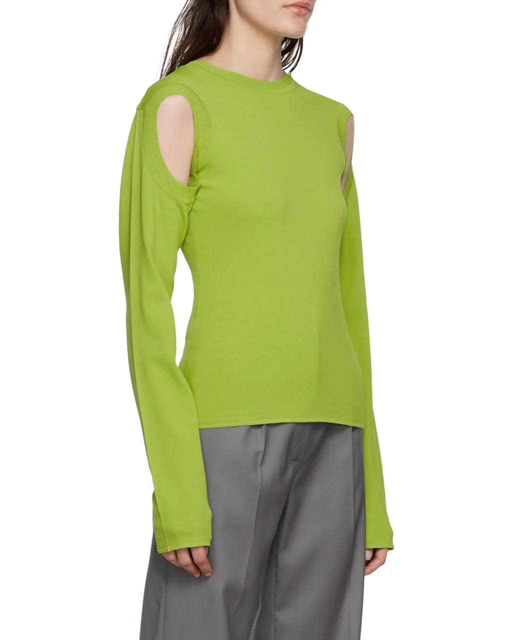 Cut-Out Detail Knitted Jumper