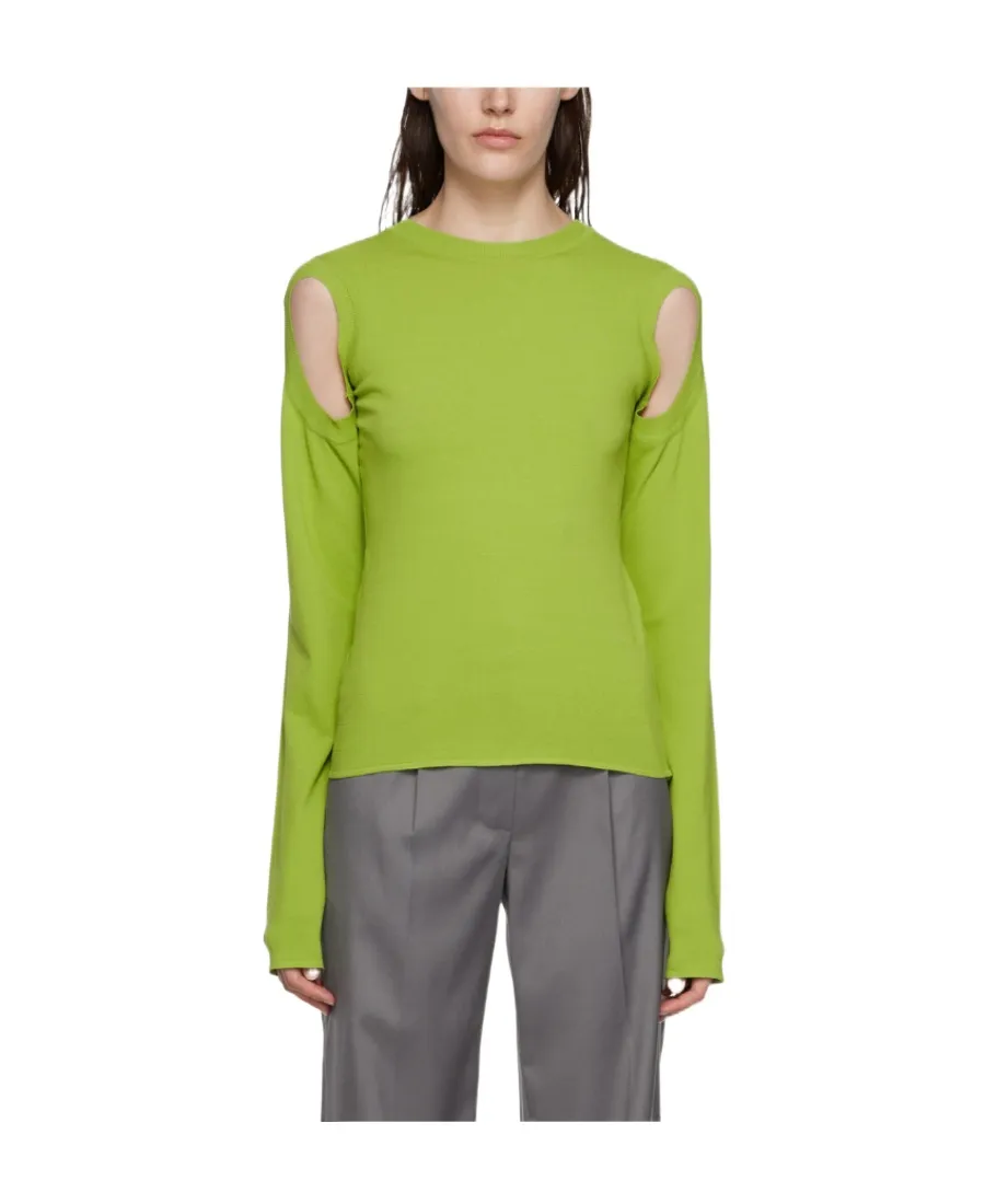 Cut-Out Detail Knitted Jumper