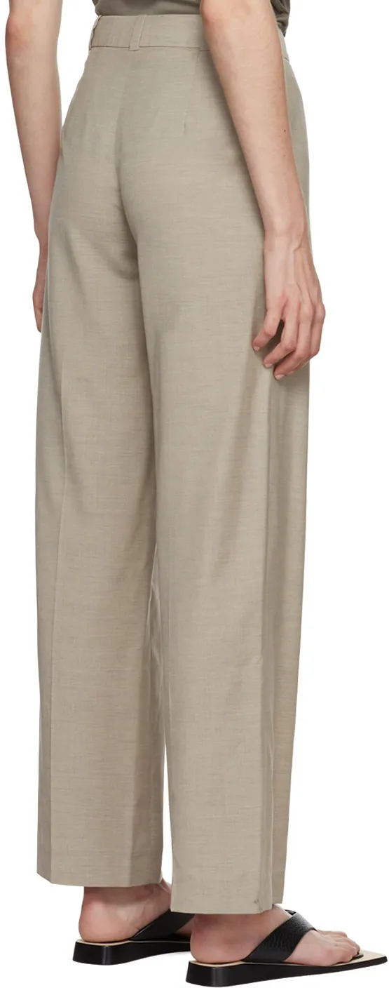 Logo Straight Casual Pants