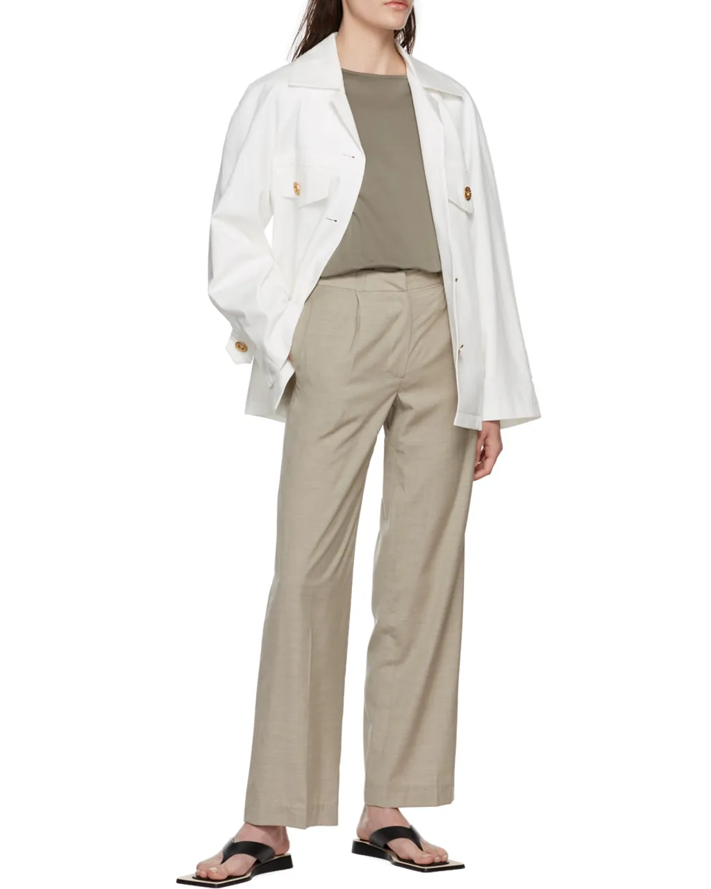 Logo Straight Casual Pants