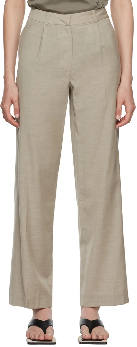 Logo Straight Casual Pants