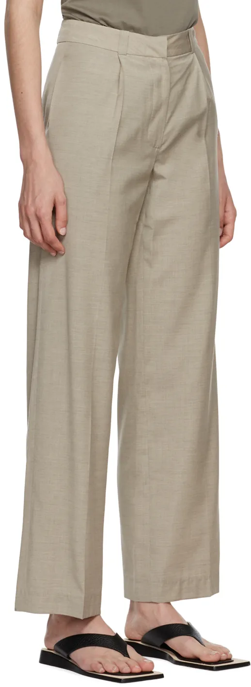 Logo Straight Casual Pants