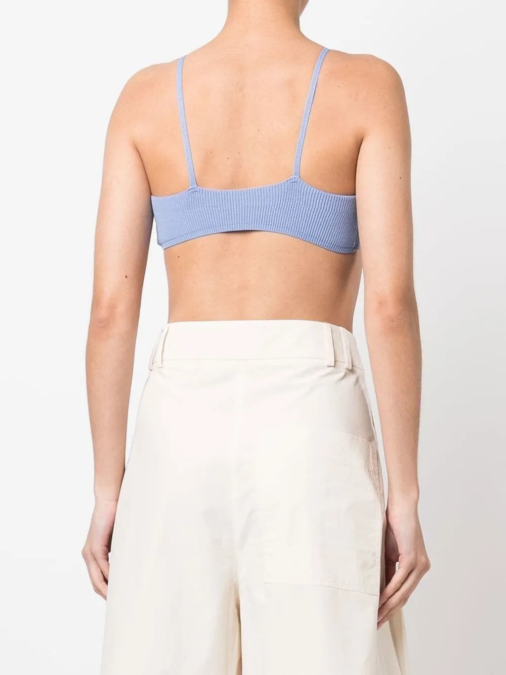 Ribbed-Knit Bralette