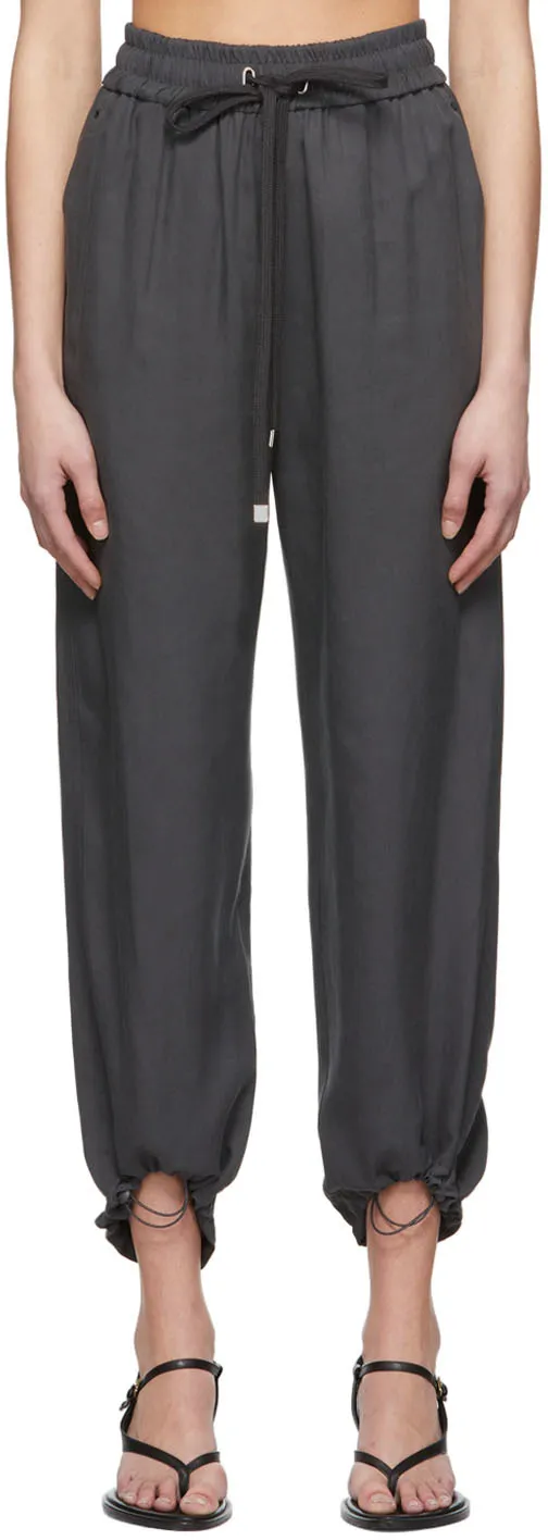 Cropped Tapered-Leg Trousers