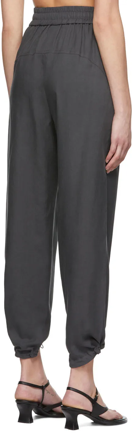 Cropped Tapered-Leg Trousers