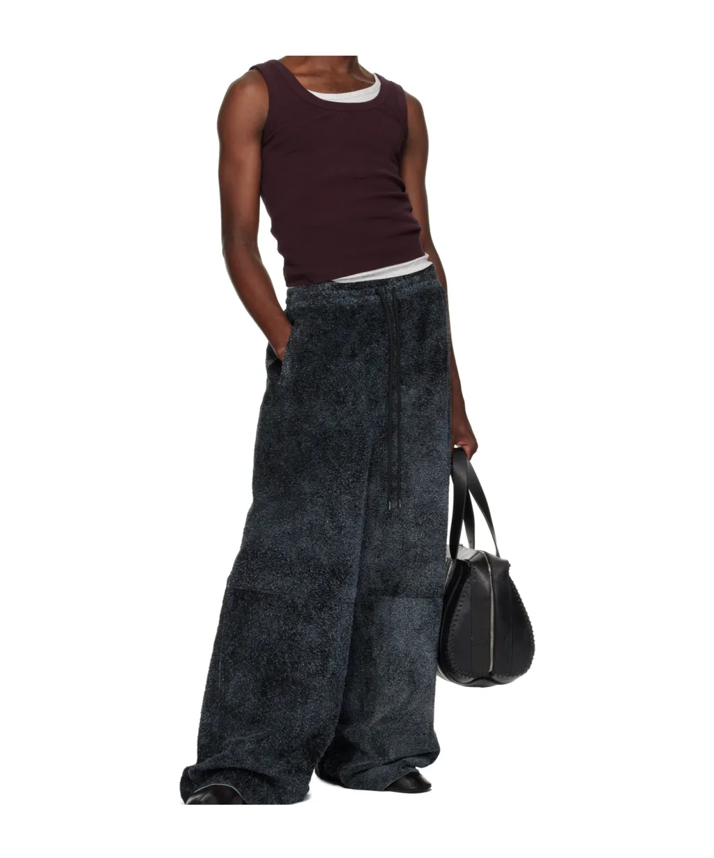 Raw-Cut Suede Bontans Trousers