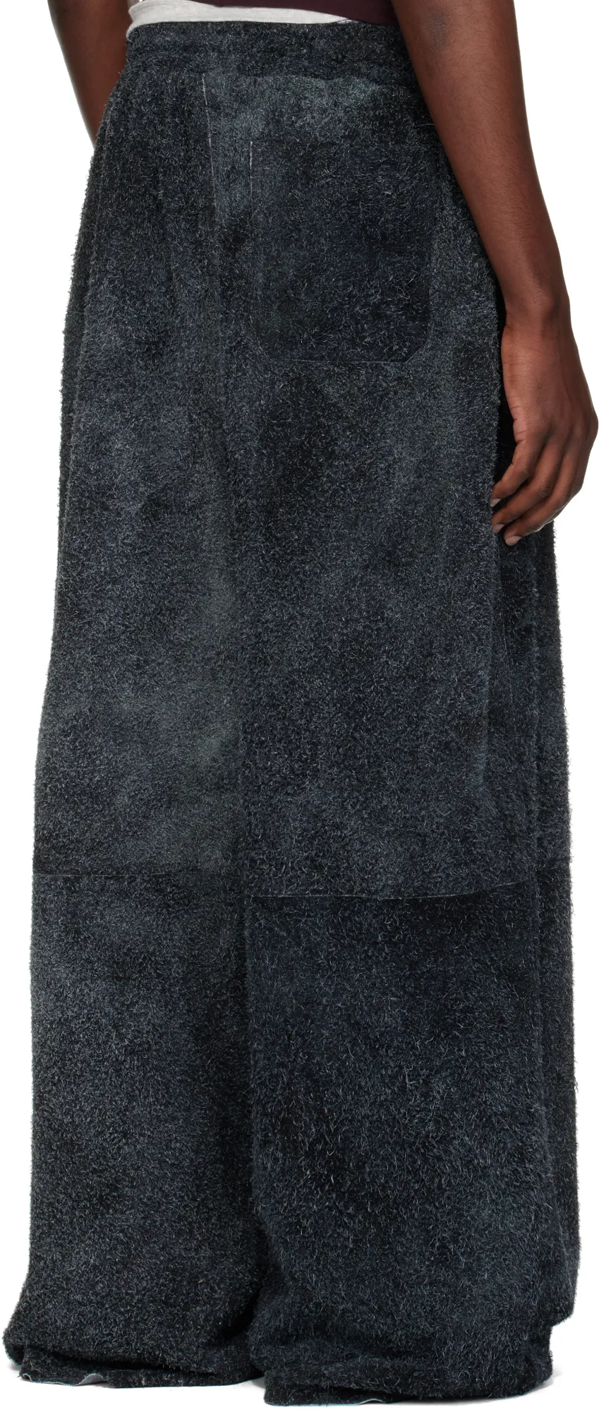 Raw-Cut Suede Bontans Trousers