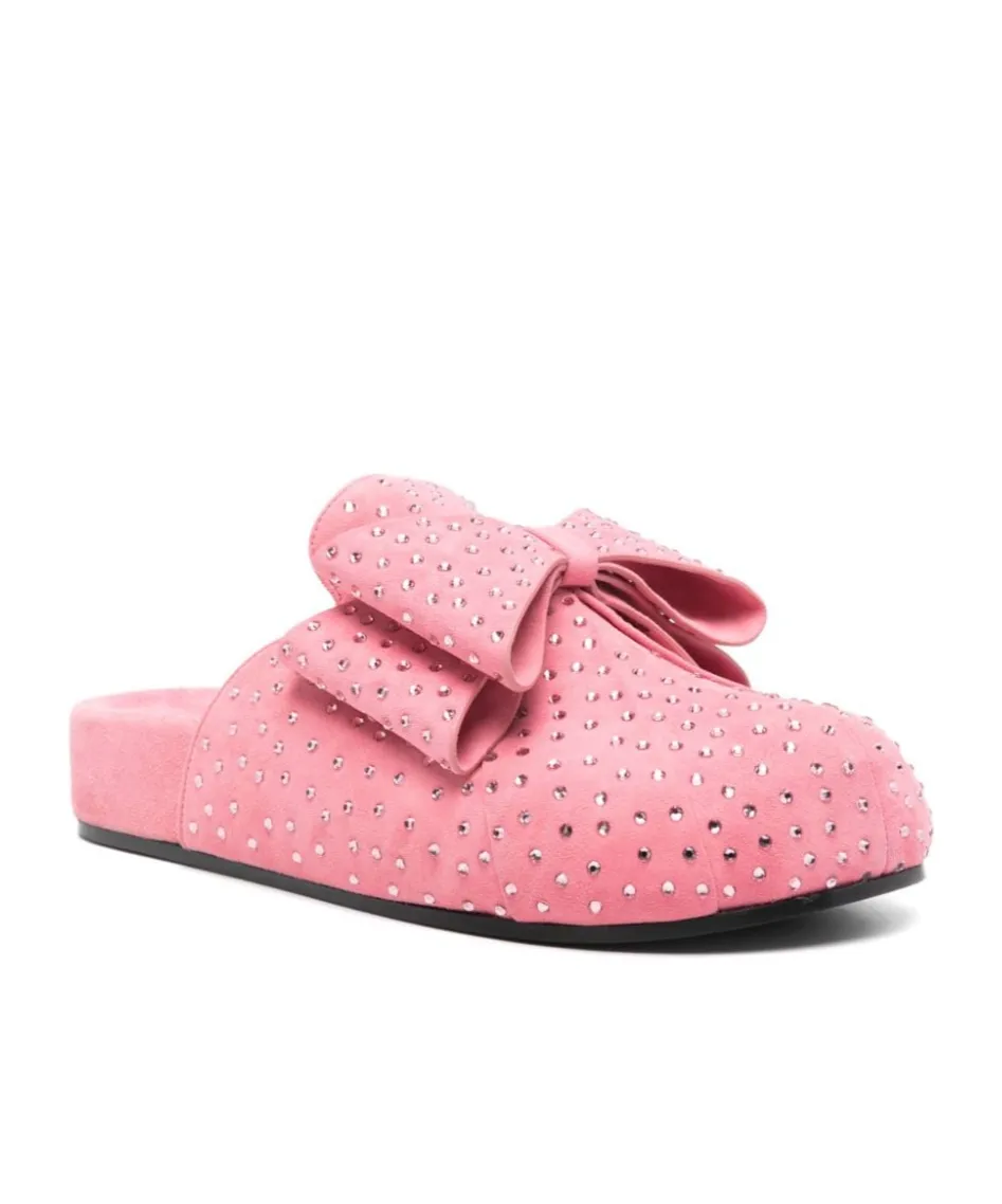 Bow-Decorated Muller Shoes