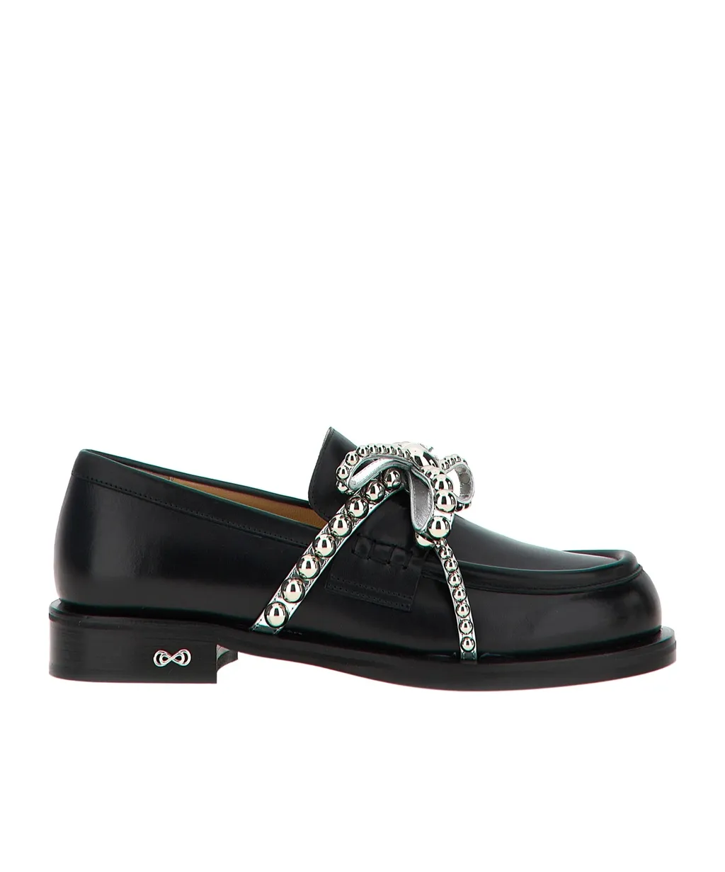 Stud-Embellished Loafers