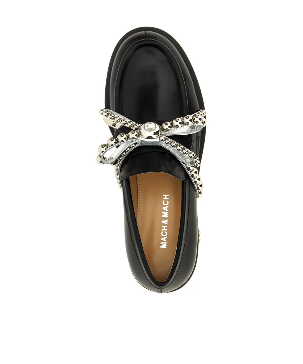 Stud-Embellished Loafers