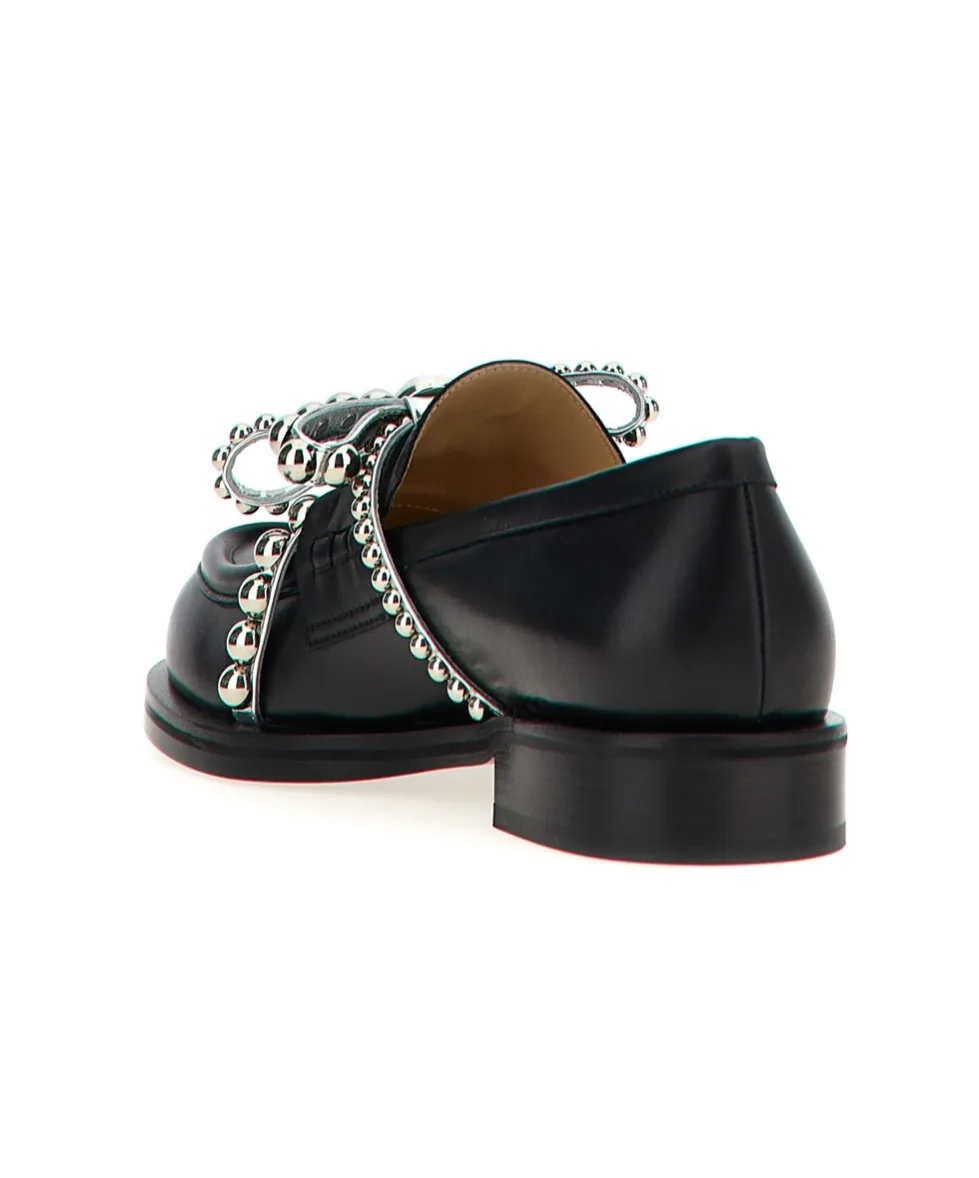 Stud-Embellished Loafers